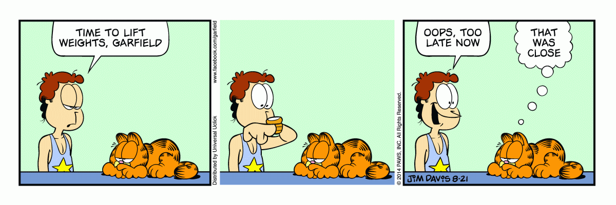 Garfield, August 21, 2014
