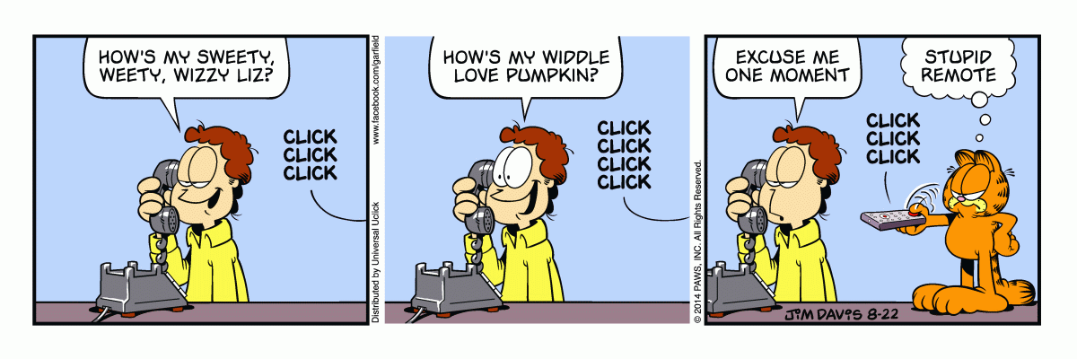 Garfield, August 22, 2014