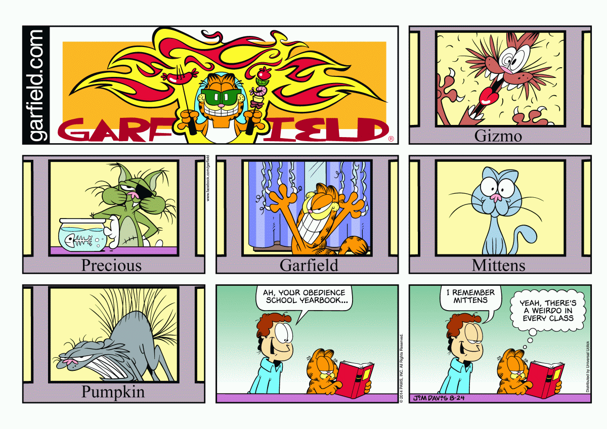 Garfield, August 24, 2014
