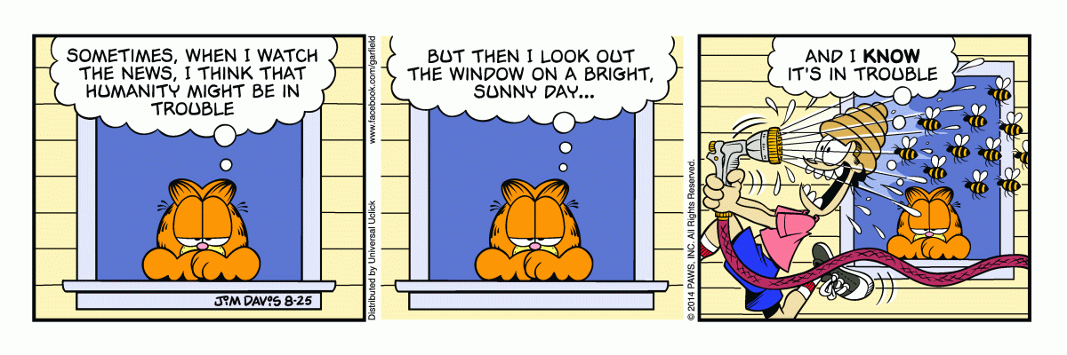 Garfield, August 25, 2014