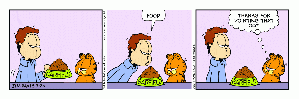 Garfield, August 26, 2014
