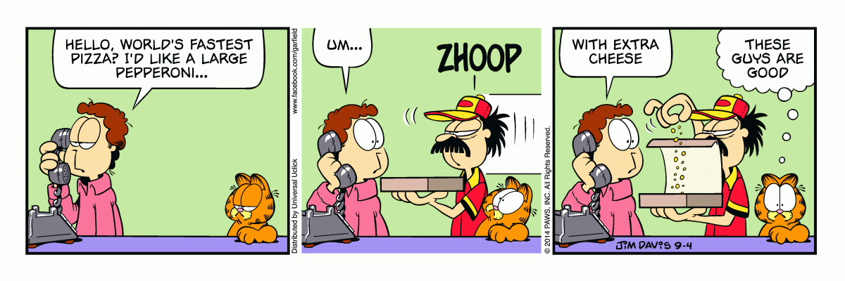 Garfield, September 4, 2014