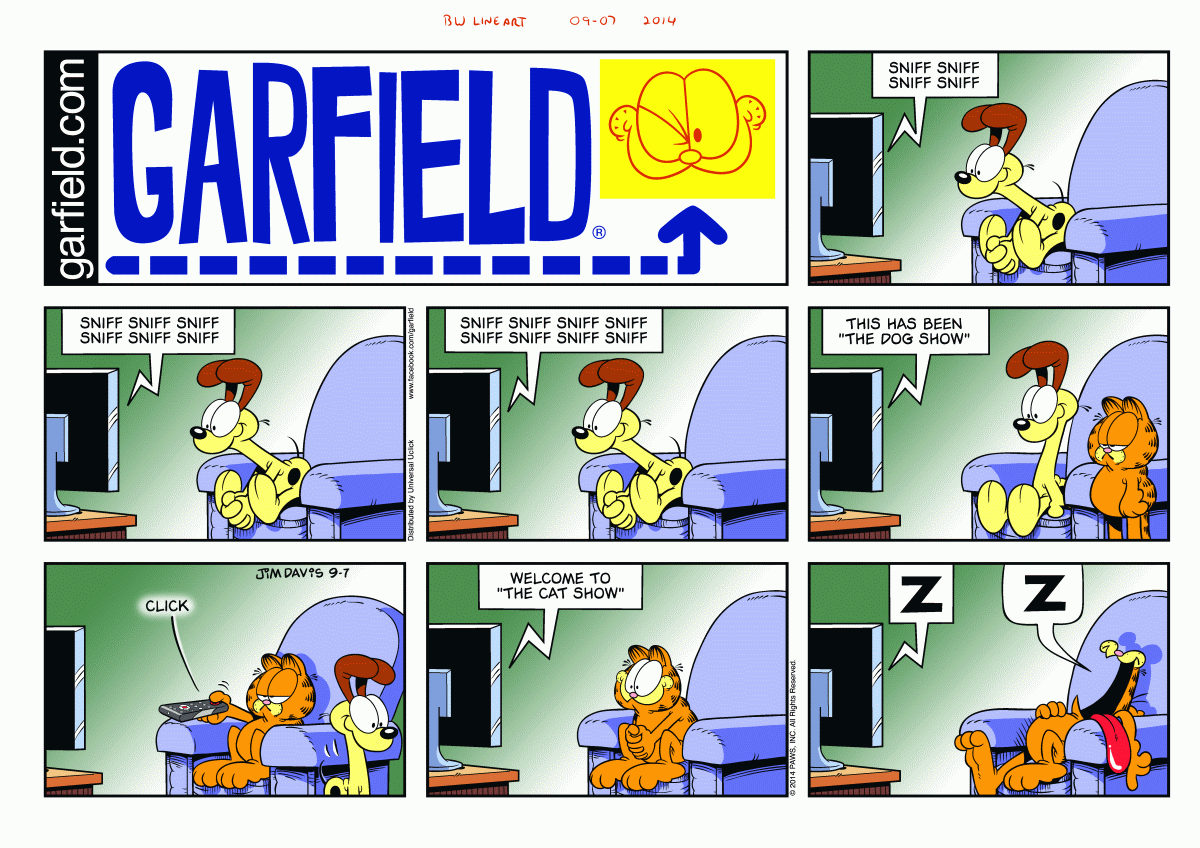 Garfield, September 7, 2014