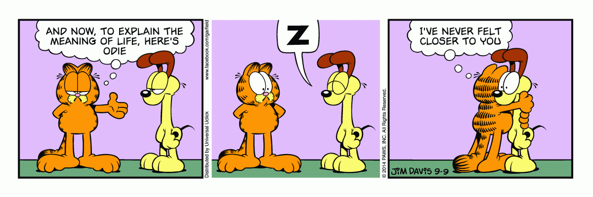 Garfield, September 9, 2014