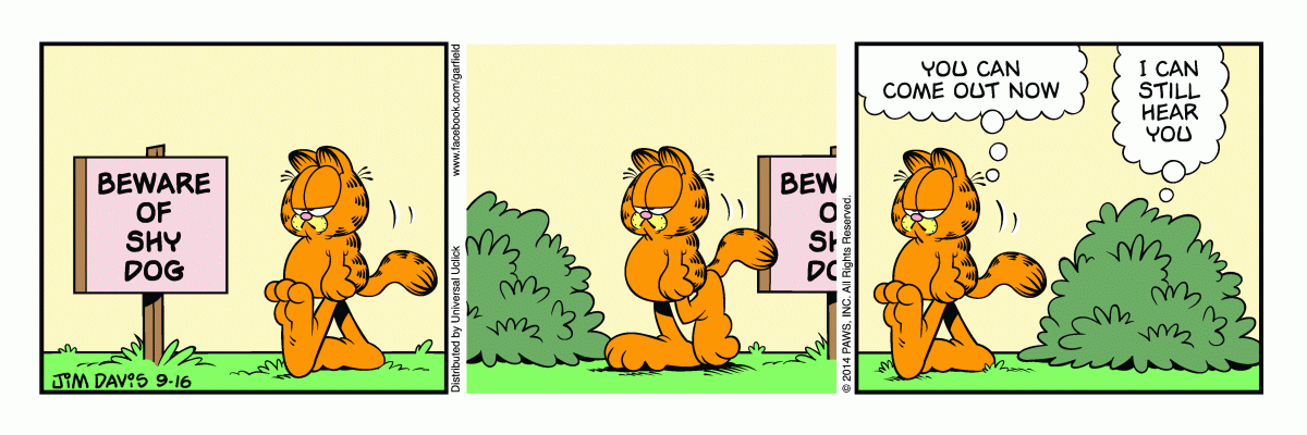 Garfield, September 16, 2014
