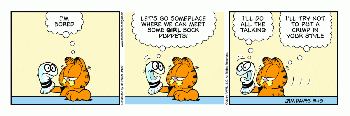 Garfield, September 19, 2014