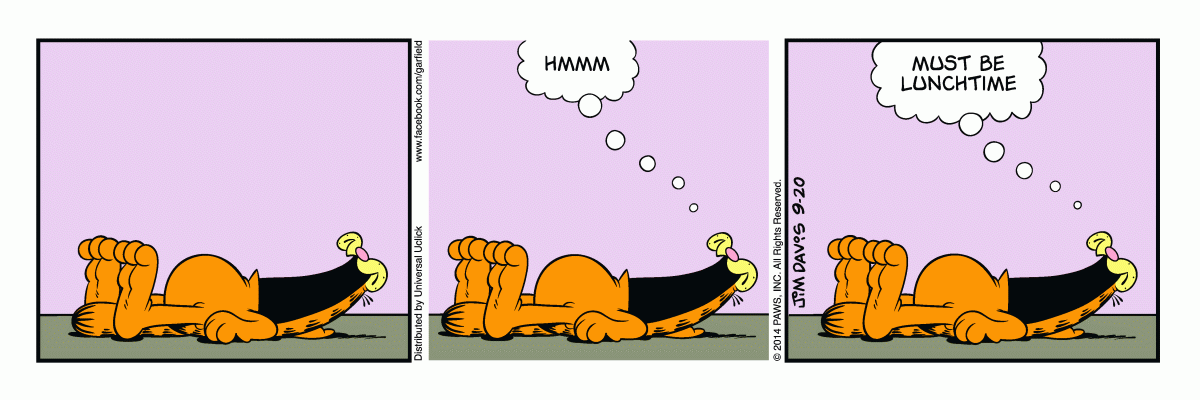 Garfield, September 20, 2014