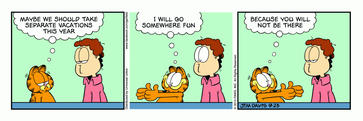 Garfield, September 23, 2014