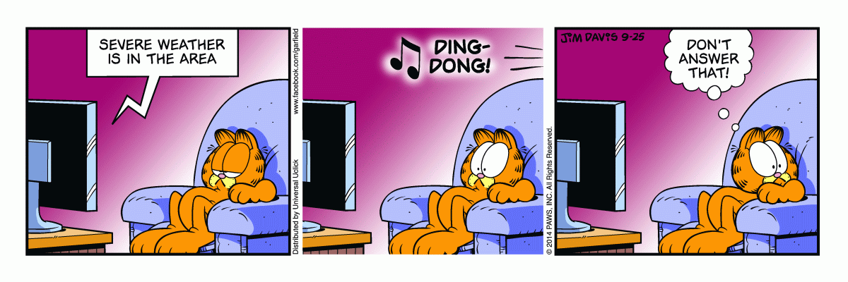 Garfield, September 25, 2014