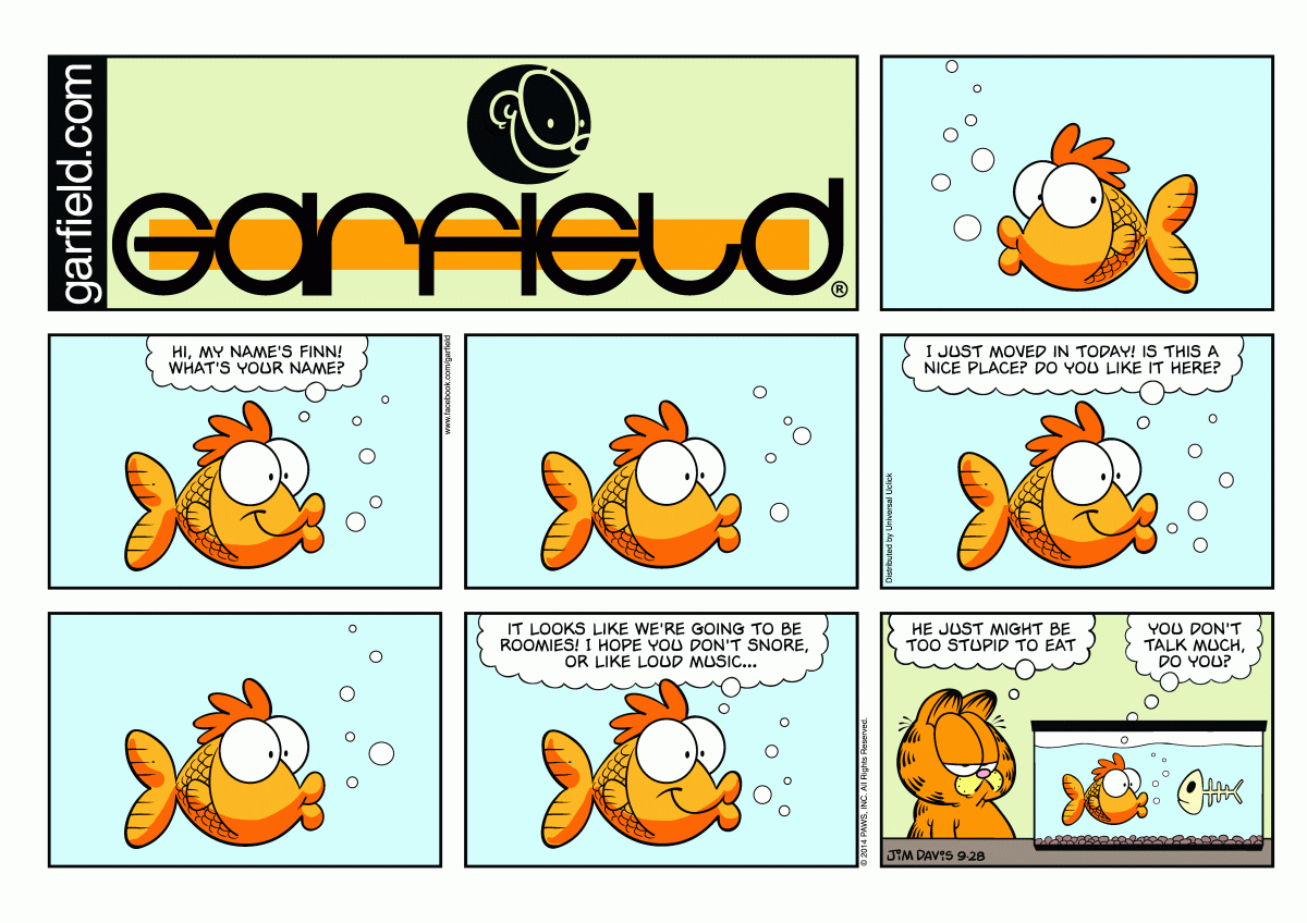 Garfield, September 28, 2014