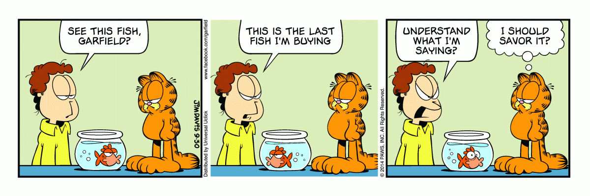 Garfield, September 30, 2014