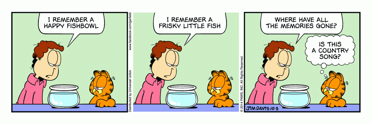 Garfield, October 3, 2014