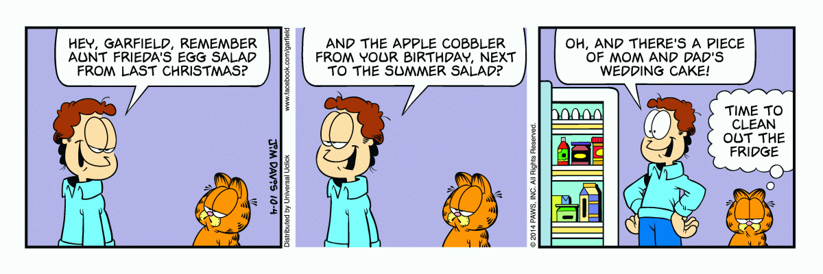 Garfield, October 4, 2014