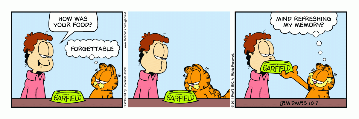 Garfield, October 7, 2014