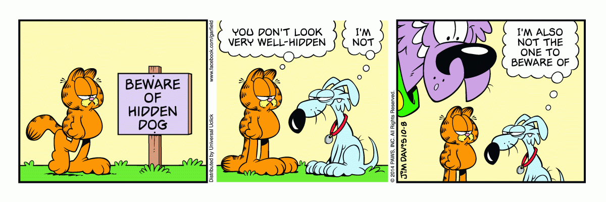 Garfield, October 8, 2014