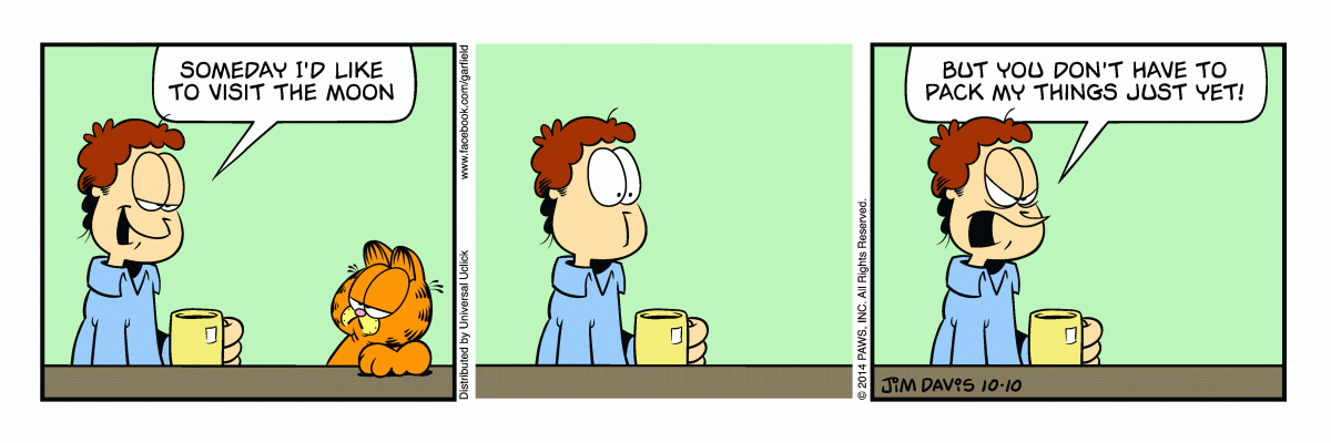 Garfield, October 10, 2014