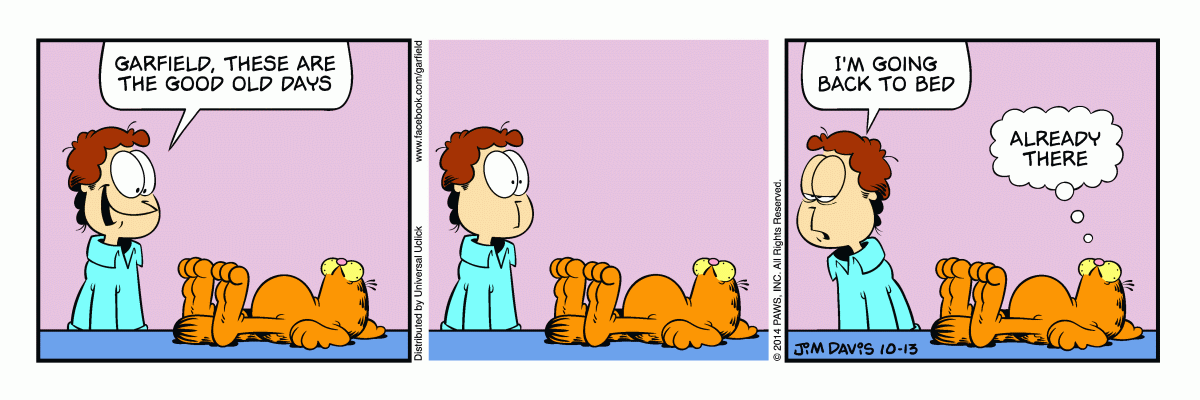 Garfield, October 13, 2014