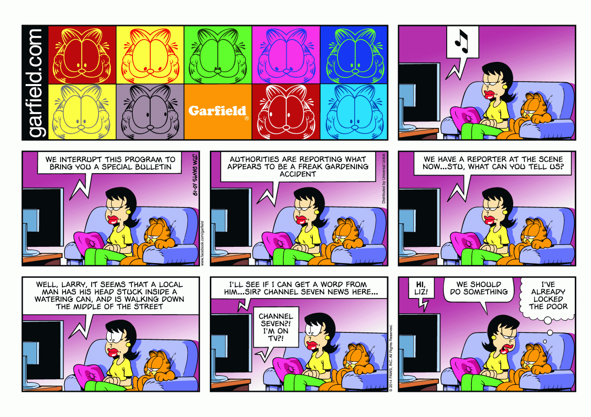 Garfield, October 19, 2014