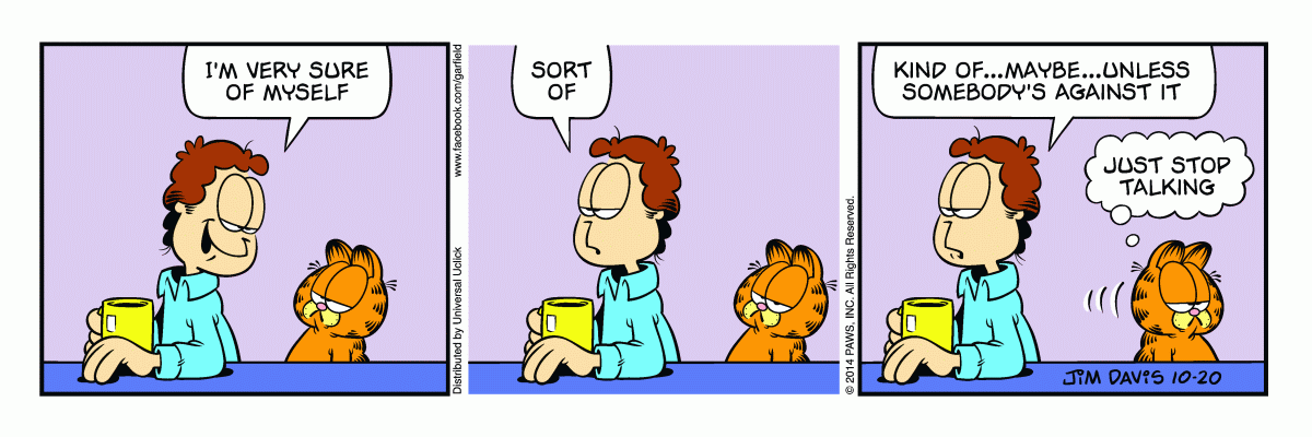Garfield, October 20, 2014