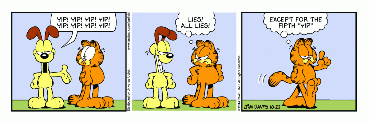 Garfield, October 22, 2014
