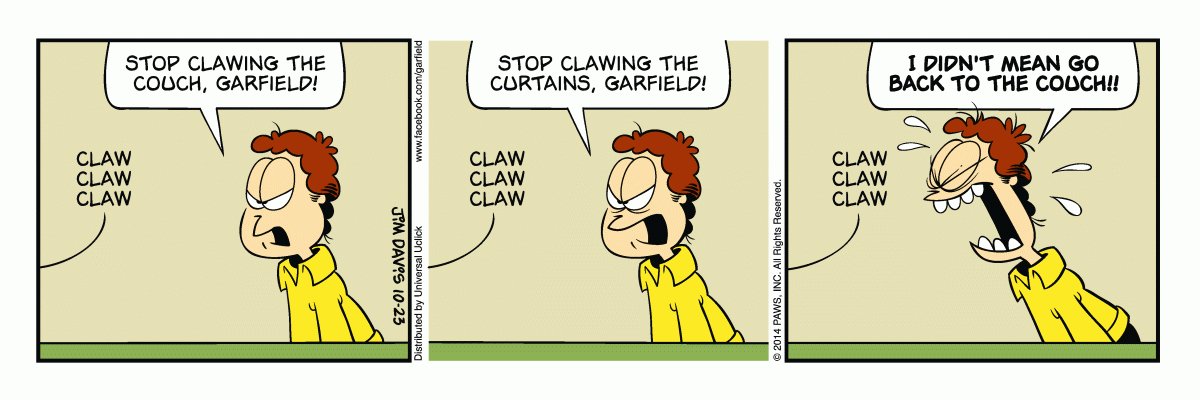 Garfield, October 23, 2014