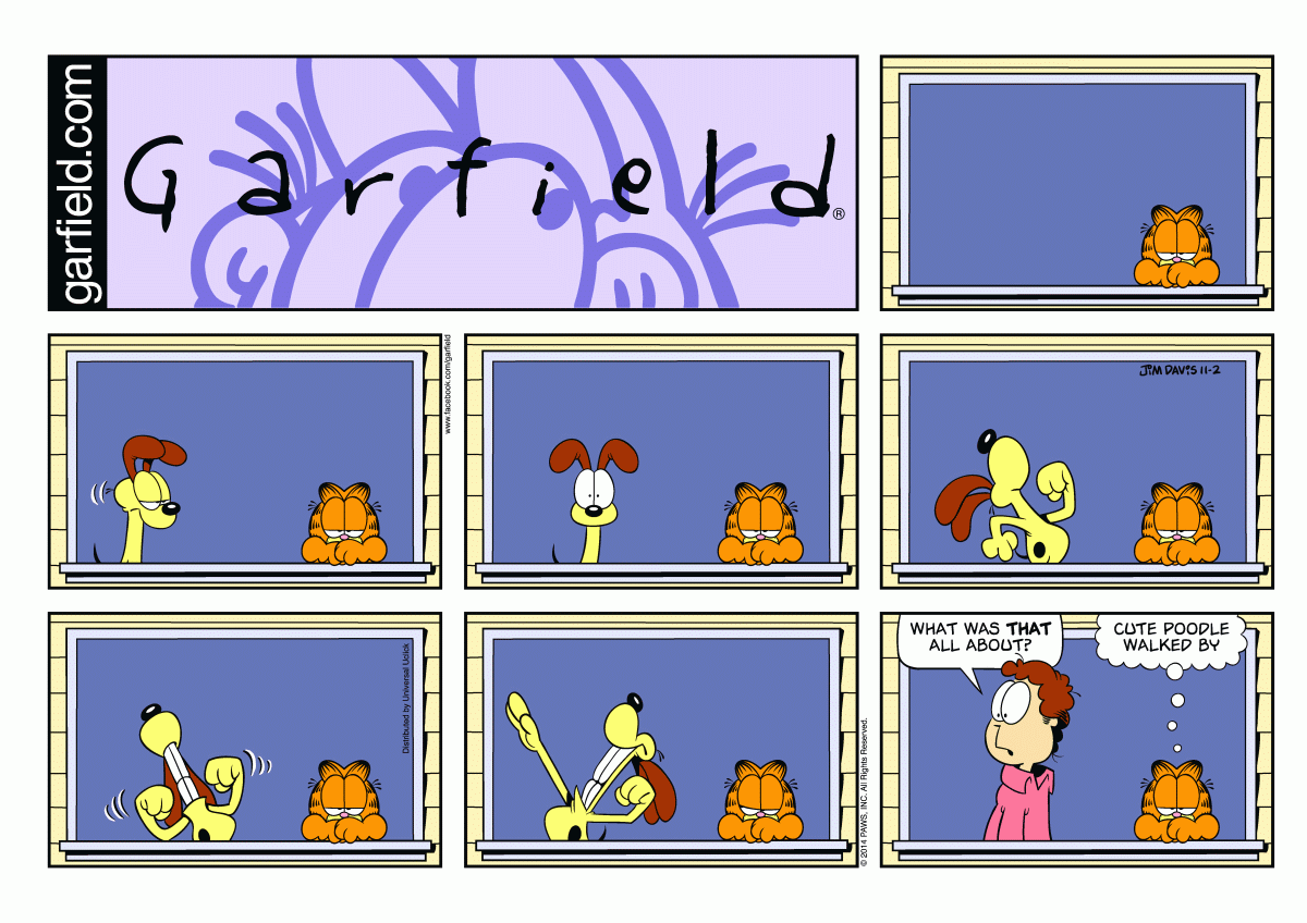 Garfield, November 2, 2014