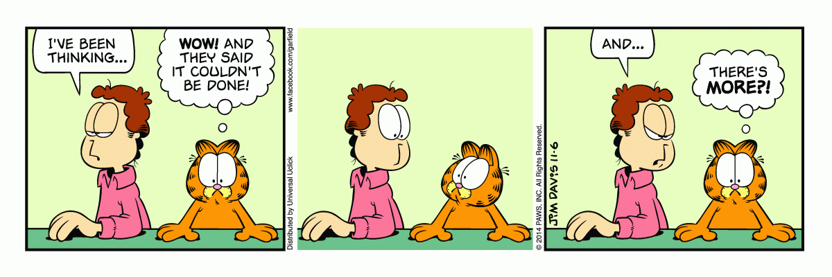 Garfield, November 6, 2014