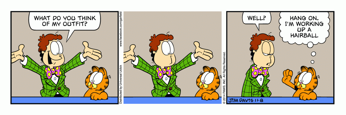 Garfield, November 8, 2014