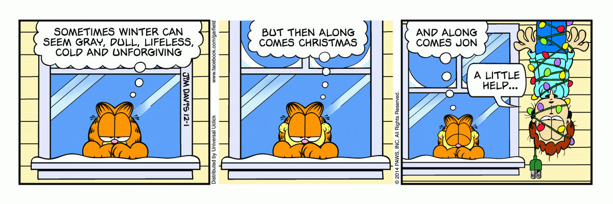 Garfield, December 1, 2014