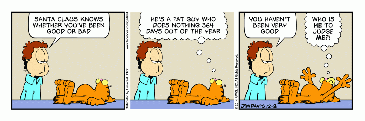 Garfield, December 8, 2014