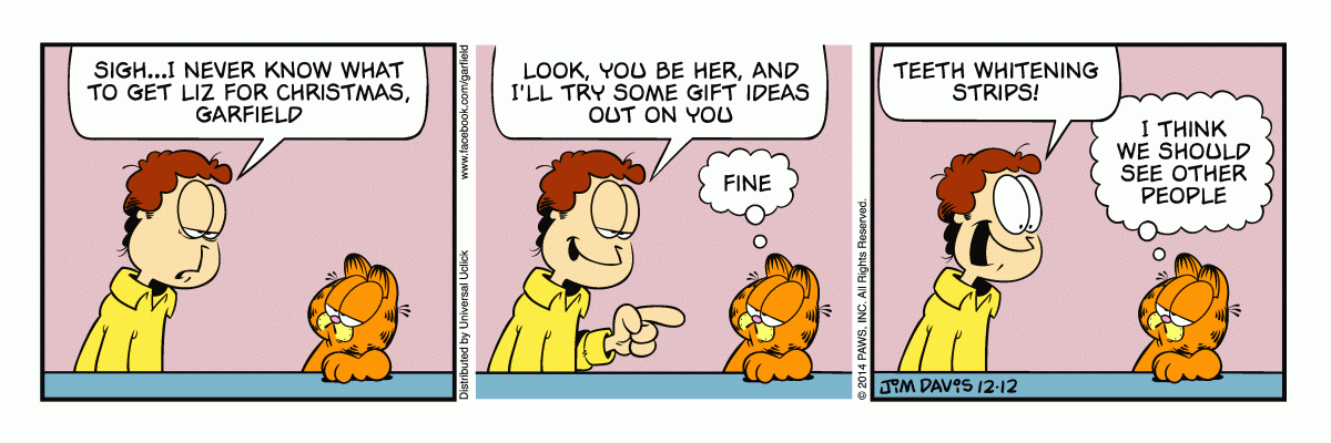 Garfield, December 12, 2014