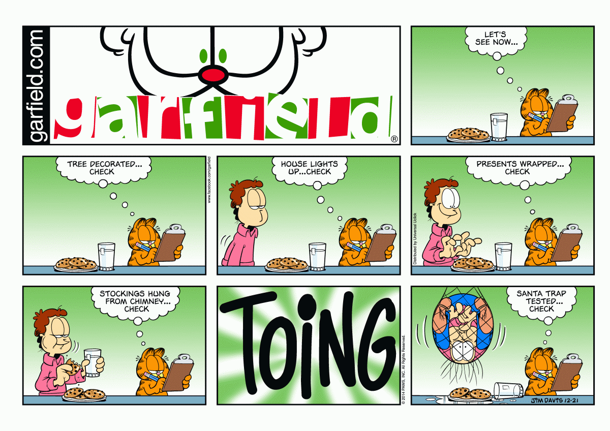 Garfield, December 21, 2014