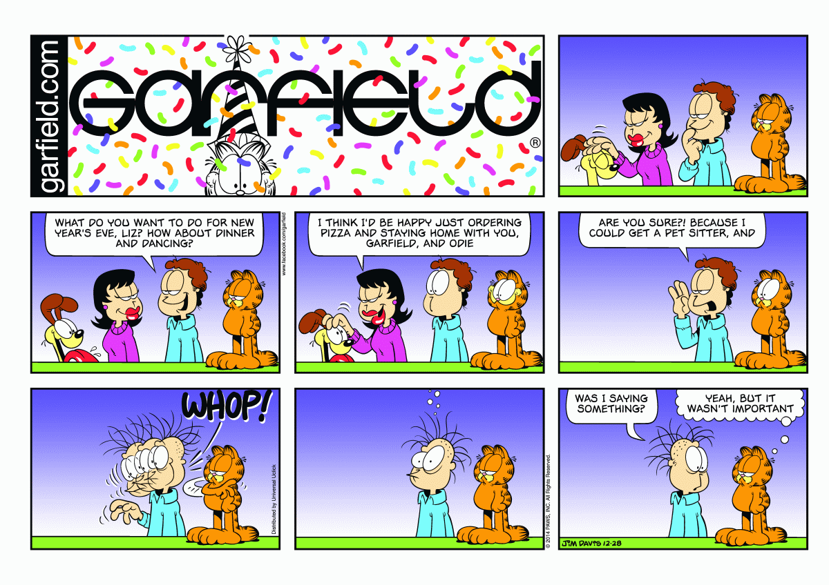 Garfield, December 28, 2014
