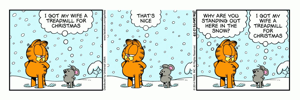 Garfield, December 29, 2014