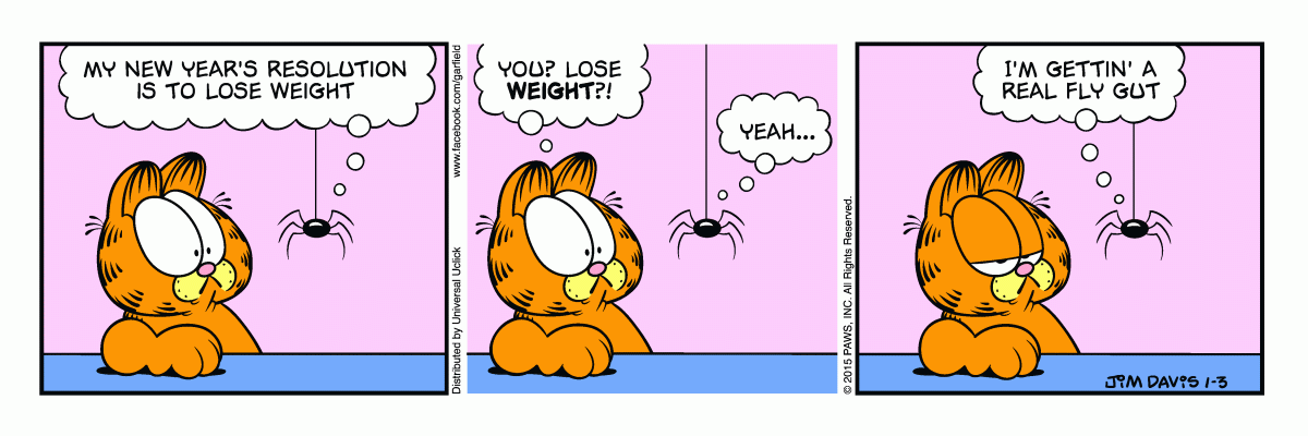 Garfield, January 3, 2015