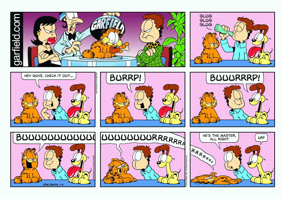 Garfield, January 4, 2015