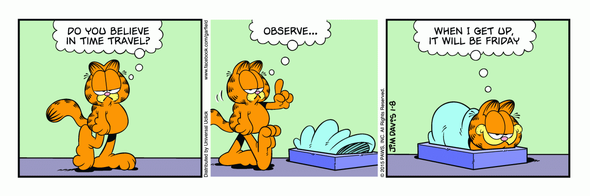 Garfield, January 8, 2015