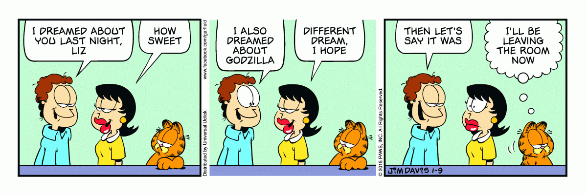 Garfield, January 9, 2015