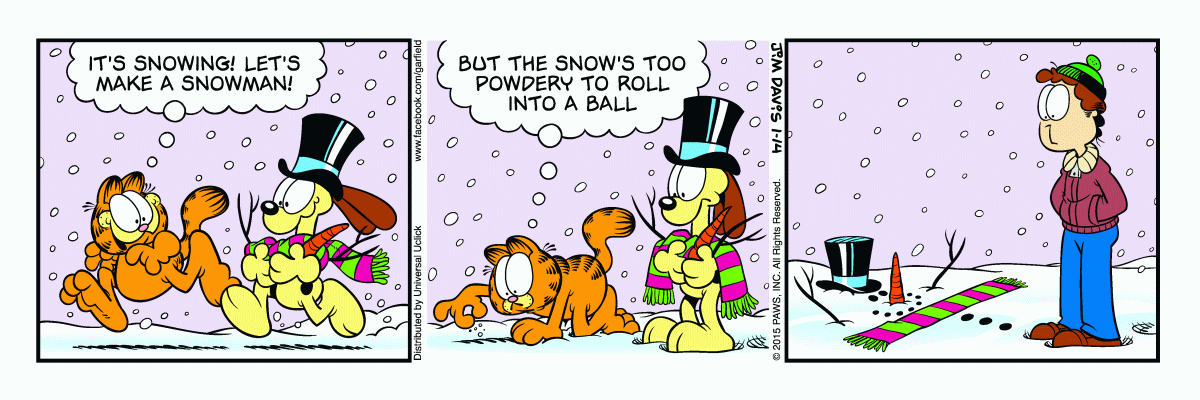 Garfield, January 14, 2015