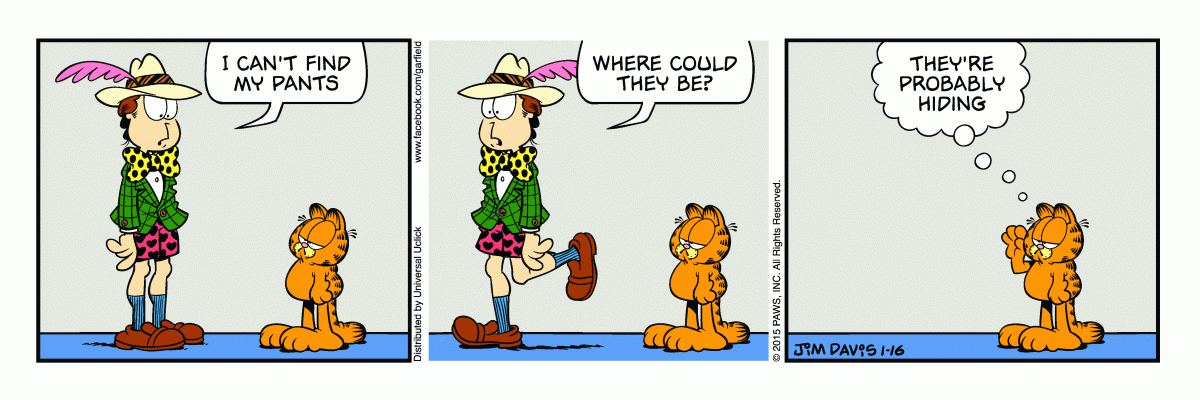 Garfield, January 16, 2015