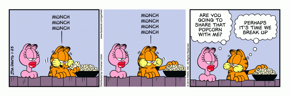 Garfield, January 23, 2015