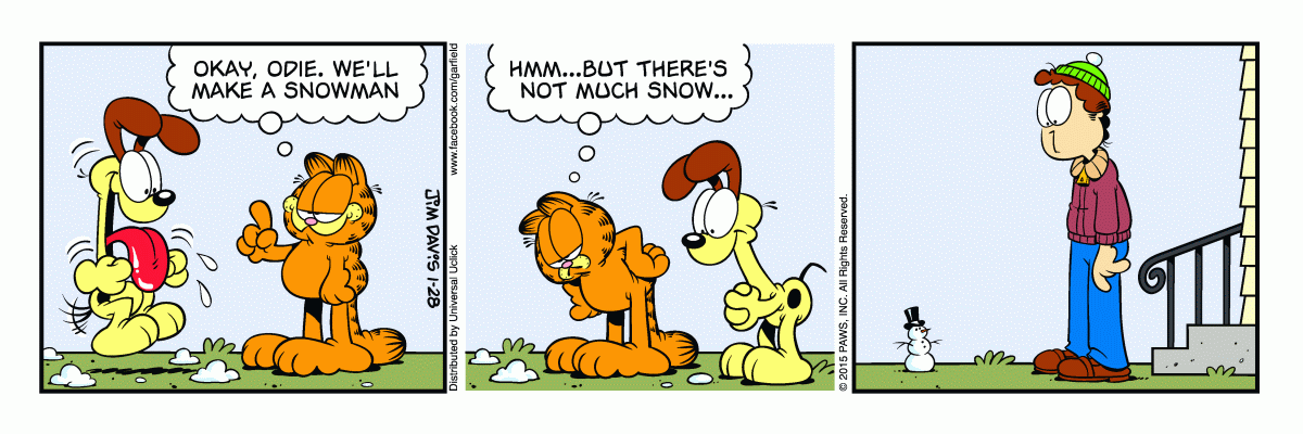 Garfield, January 28, 2015