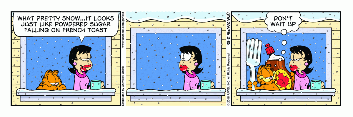 Garfield, February 13, 2015