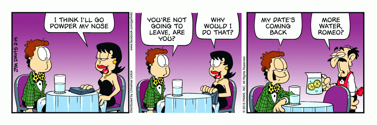 Garfield, February 14, 2015