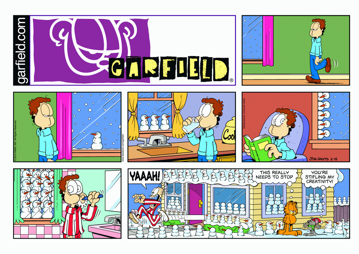 Garfield, February 15, 2015