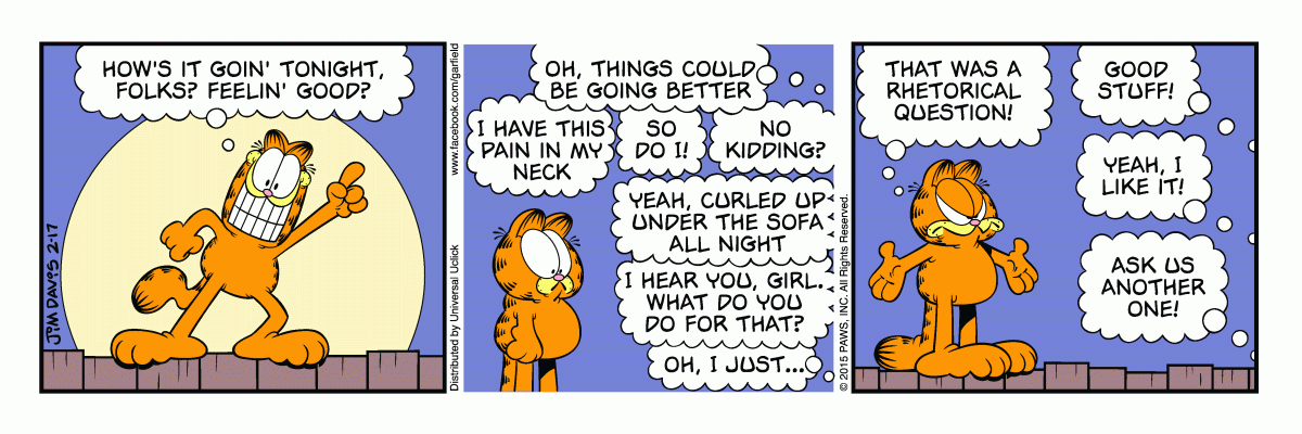 Garfield, February 17, 2015