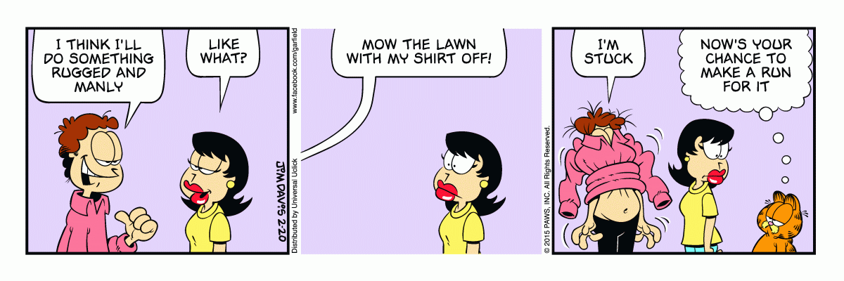 Garfield, February 20, 2015