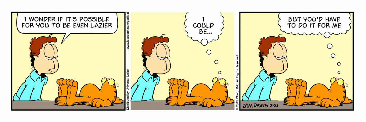 Garfield, February 21, 2015