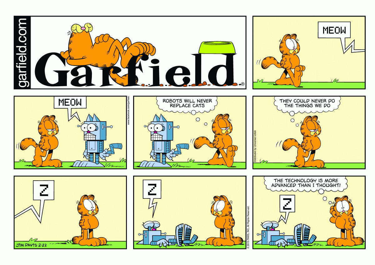 Garfield, February 22, 2015