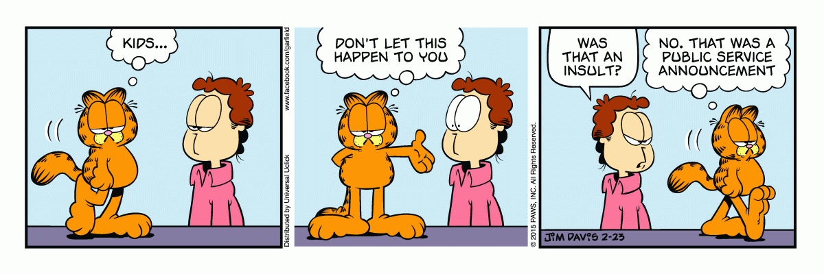 Garfield, February 23, 2015